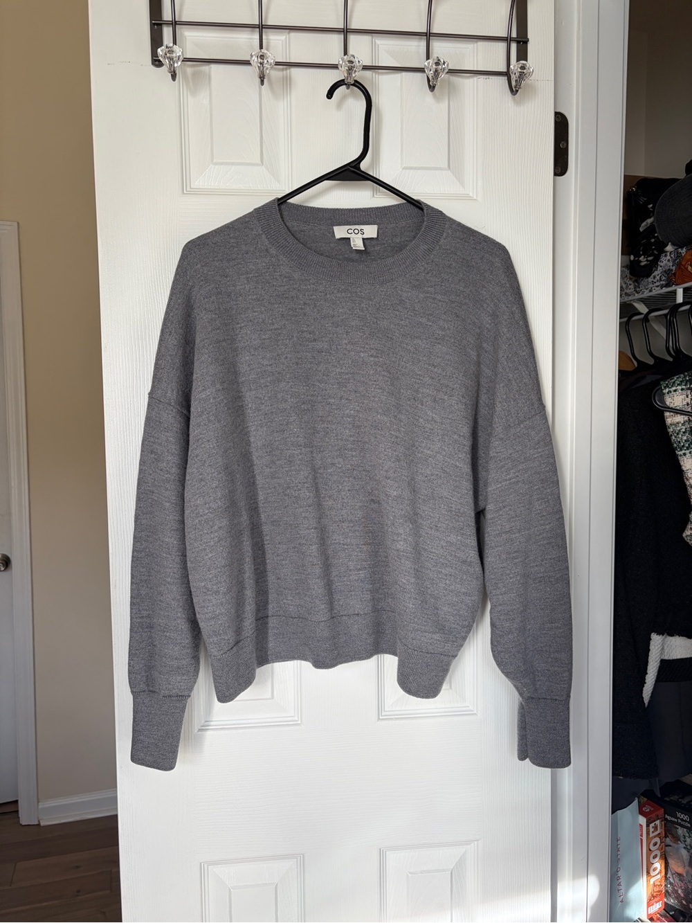 COS 100% wool crew-neck sweater Large